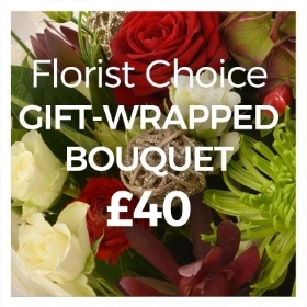 Florist Choice Giftwrapped Bouquet £40