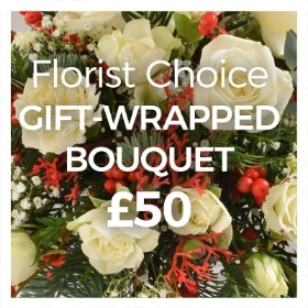 Florist Choice Giftwrapped Bouquet £50